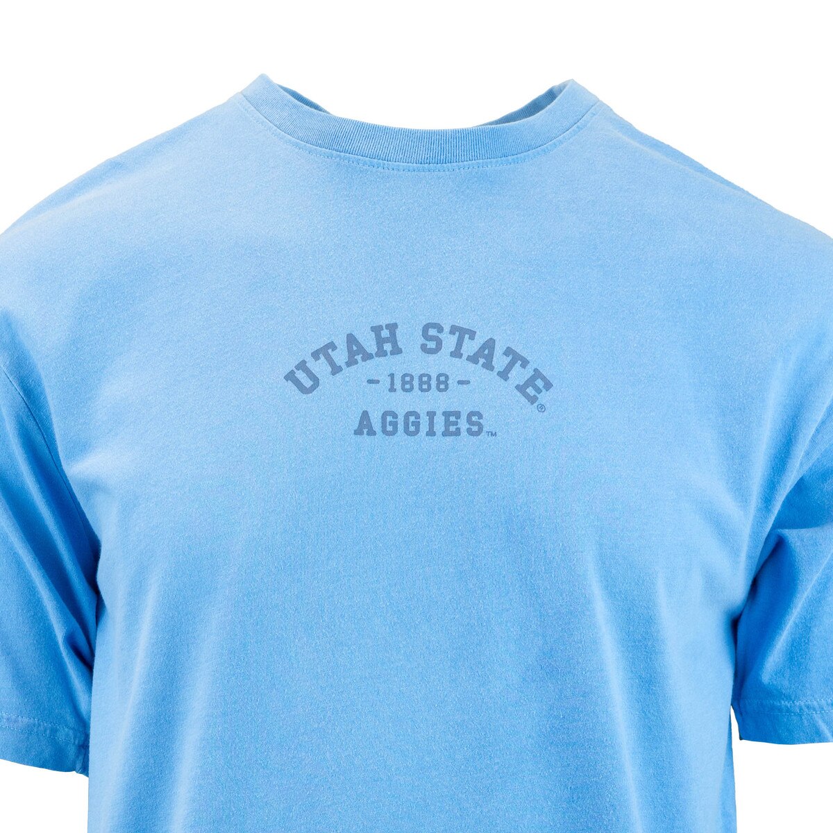 Utah State 1888 Aggies light blue unisex t-shirt